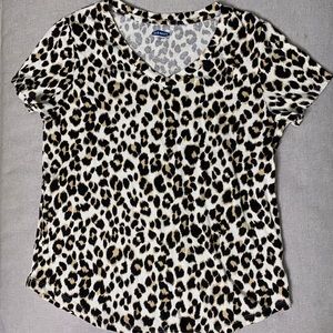 Old Navy Leopard Print Top